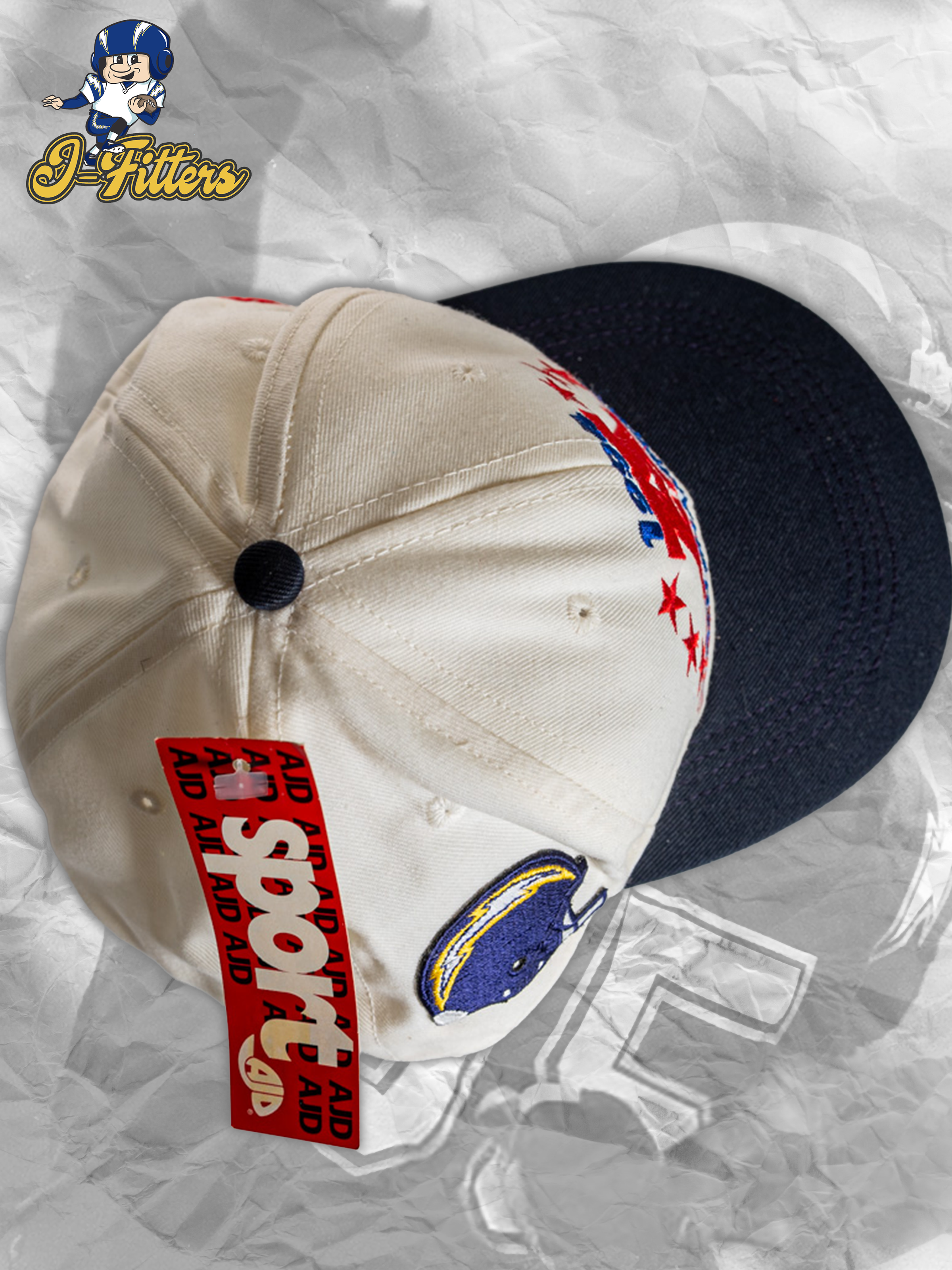 AJD San Diego Chargers 1994 AFC Champions Snapback Hat | J-Fitters