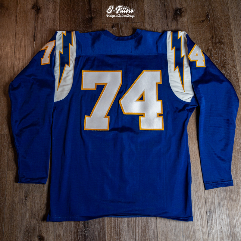 Ebbets Field Flannels Authentic 1960 Ron Mix Chargers Jersey | J