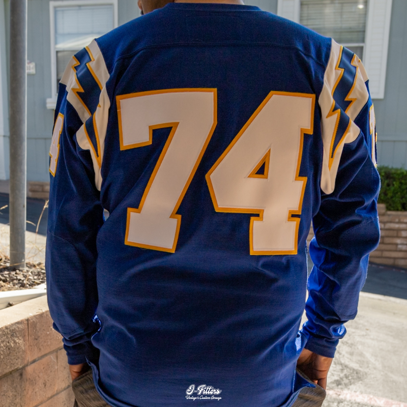 Ebbets Field Flannels Authentic 1960 Ron Mix Chargers Jersey | J