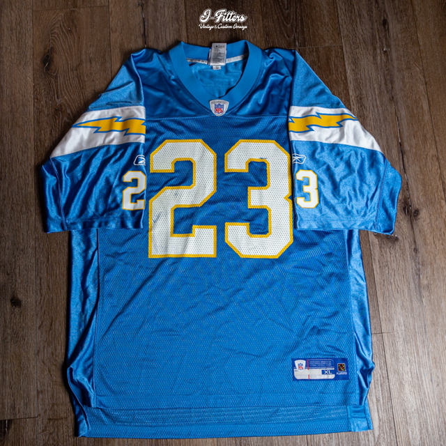 Good NWT Authentic Reebok Quentin Jammer San Diego Chargers White