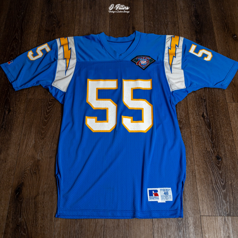 1994 Junior Seau San Diego Chargers Russell Authentic NFL Jersey